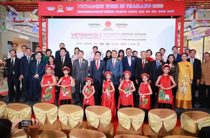  จุรินทร์” เปิดงานแสดงสินค้าเวียดนาม 2023 ที่เซ็นทรัลเวิลด์ ต่อยอดเป้าการค้าไทย-เวียดนาม ให้ได้ 8.75 แสนล้านบาท ในปี 68