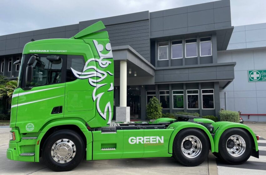  สแกนเนียเปิดตัวรถบรรทุกรุ่นพิเศษ  Green Champion การันตีด้วยรางวัลชนะเลิศ Green Truck Award ในยุโรป 6  ปีซ้อน