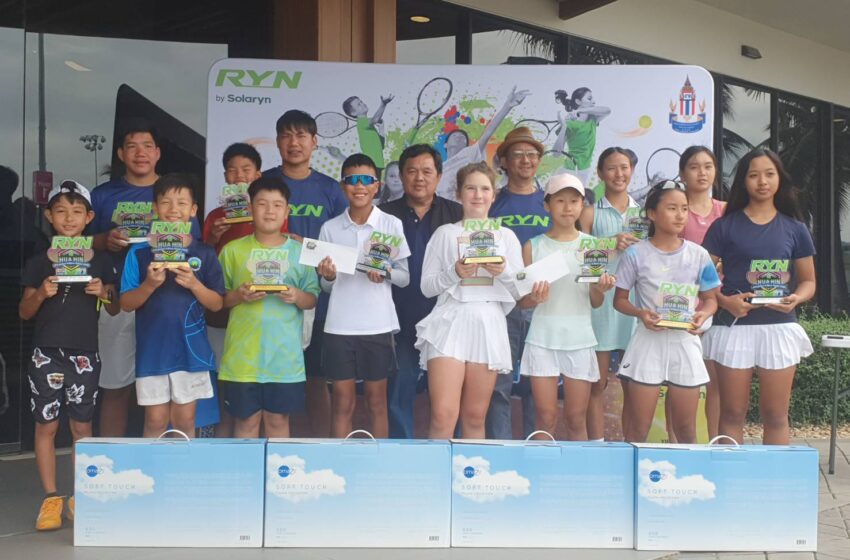  ปิดฉาก เทนนิส “RYN Hua Hin UTR Juniors & Open Master 2023” ที่สนามทรู อารีน่า หัวหิน