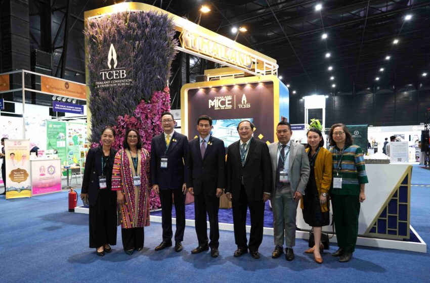 ทีเส็บต้อนรับรองนายกรัฐมนตรีและรัฐมนตรีว่าการกระทรวงการต่างประเทศในงาน Thailand Mega Fair 2023