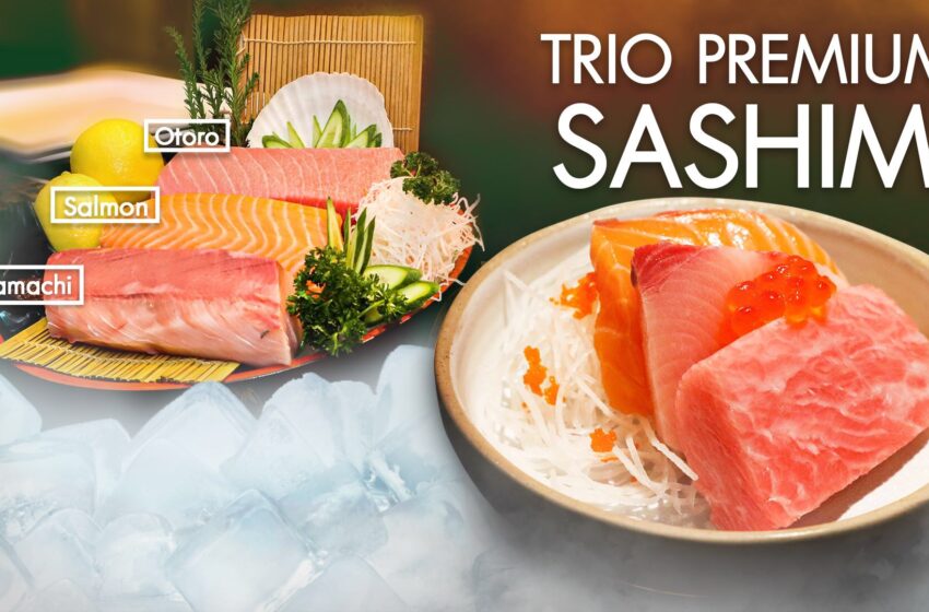  ทานได้ไม่อั้นกับ “สามสหายซาชิมิพรีเมียม” เอาใจคนรักอาหารญี่ปุ่นโดยเฉพาะสายปลาดิบกับเมนูพิเศษ “Trio Premium Sashimi” ที่ ห้องอาหารดิเอมเมอรัลด์ ค็อฟฟี่ช็อพ รร.ดิ เอมเมอรัลด์