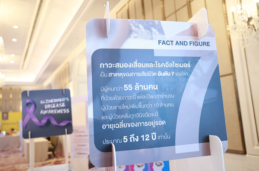  เอไซฯ ผนึกเอกชนรับมือผู้ป่วยอัลไซเมอร์ในไทยพุ่งเกือบ 3 เท่าใน 25 ปีข้างหน้า  แนะสร้างระบบนิเวศและเข้าถึงการดูแลรักษาผู้ป่วยภาวะสมองเสื่อม-อัลไซเมอร์   