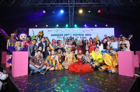คนบันเทิง “ติ๊นา-เกรซ” ร่วมเปิดเทศกาล Bangkok Pride Festival 2024 : Celebration of Love