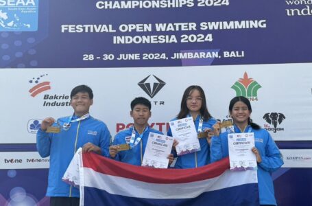 “ว่ายน้ำมาราธอนไทย” กวาด 10 ทอง ศึก SEA Open Water Swimming Championships 2024 ที่ประเทศอินโดนีเซีย