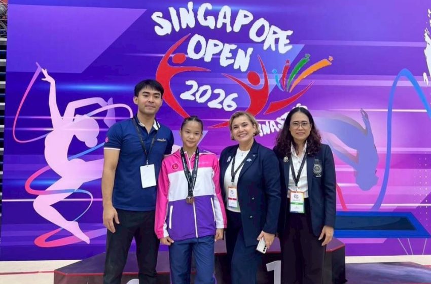  สาวน้อยดาวรุ่งดวงใหม่ แห่งวงการยิมนาสติกไทย  สร้างชื่อให้ประเทศ คว้าอันดับ 3 ครั้งแรกใน สิงคโปร์